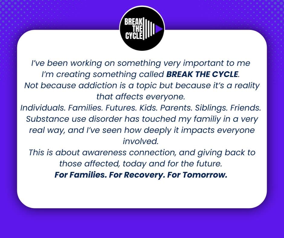 Break The Cycle — Founder's Message